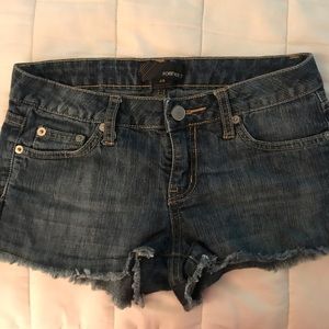 Jean short shorts